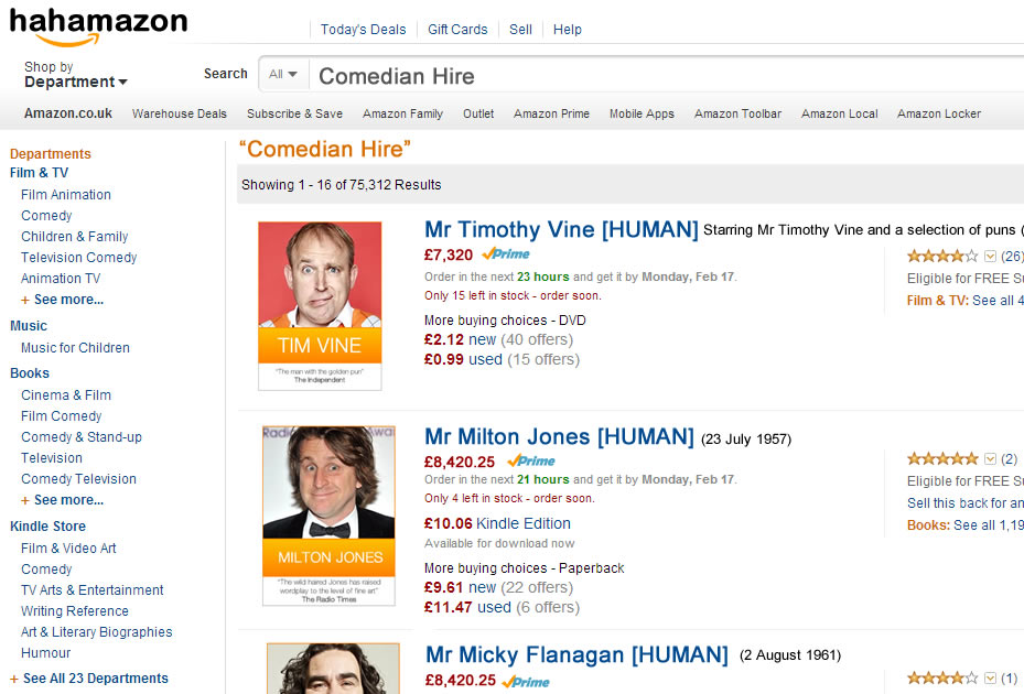 HOW MUCH TO HIRE A COMEDIAN